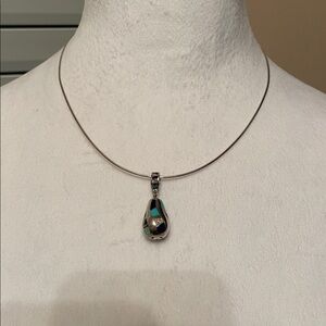 Southwestern inlaid pendant